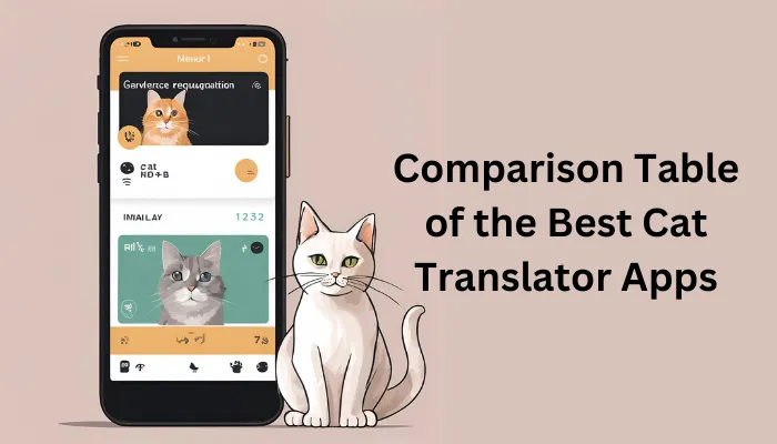 Comparison Table of the Best Cat Translator Apps Comparison Table of the Best Cat Translator Apps