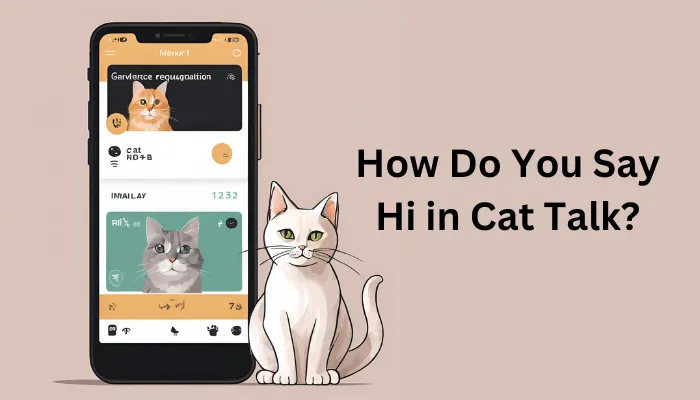 How Do You Say Hi in Cat Talk?
